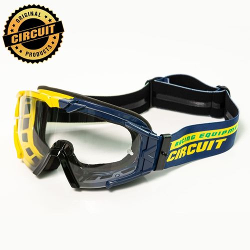 ÓCULOS CIRCUIT EQUIPMENT QUANTUM OFF-ROAD  AM/AZ