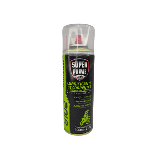 Spray Lubrificante Para Correntes 200 ml - Super Prime