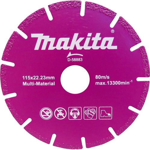 Disco Multi-Materiais 115MM - D-58883 -Makita