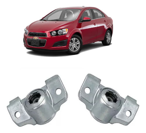 2 Coxim Amortecedor Traseiro Gm Sonic Sedan 2012 2013 2014