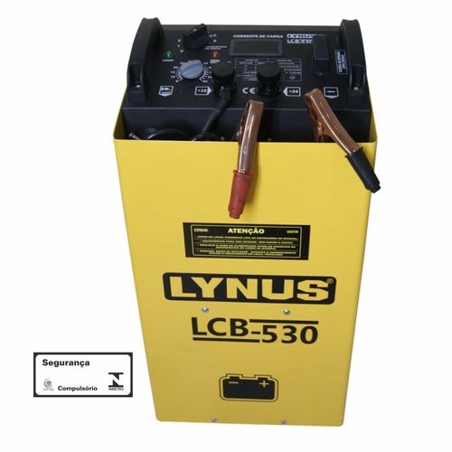 Carregador de Bateria para Mecânico LCB-530 220v Lynus 30-800AH
