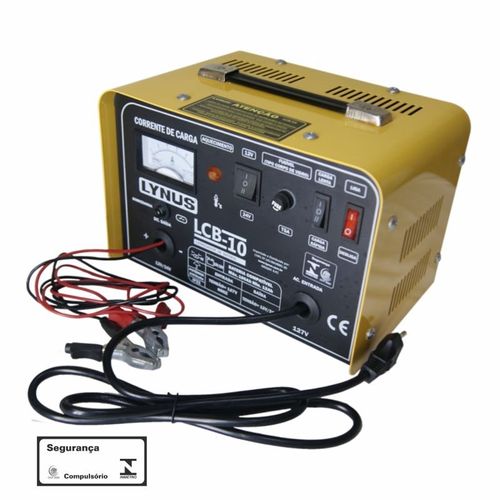 Carregador de Baterias Portátil LCB-10 12 / 24v Lynus 160/290 W