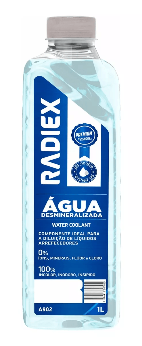 Água Desmineralizada 1 Litro - Radiex