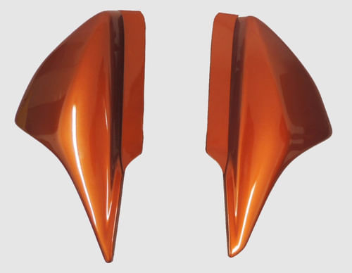 Lateral Titan 150 2007 Laranja