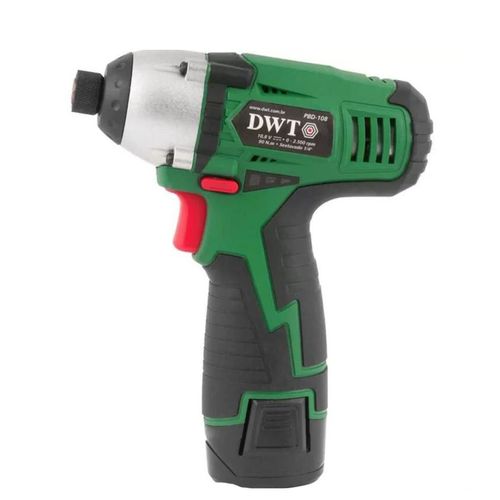 Parafusadeira com Impacto  1/4" a Bateria 10,8V PBD108 Carregador Bivolt Aut. DWT