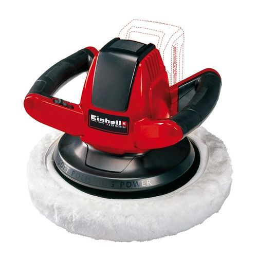 Politriz Automotiva CE-CB 18/254 Li Solo a Bateria 18v 2500rpm Einhell
