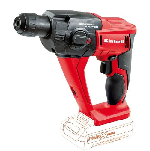 Martelete Rotativo a Bateria 18v 1.2J SDS PLUS TE-HD 18Li Solo Einhell