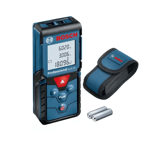Trena a Laser de 40 Metros Bosch GLM 40 com Bolsa Protetora