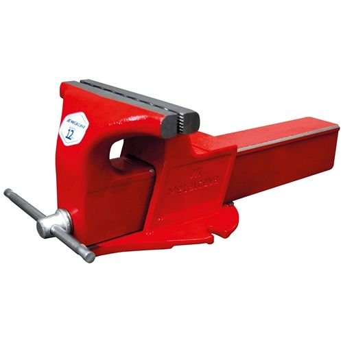 Torno De Bancada Industrial N8 Metalcava Ferro Fundido Vermelho