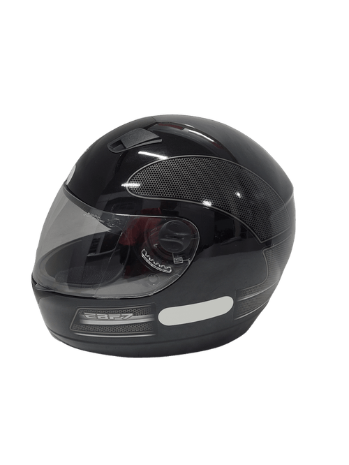 Capacete new ebf 7 gt preto/prata 58
