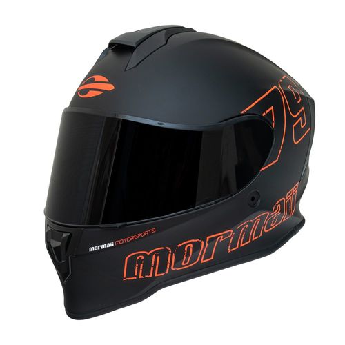 Capacete mormaii m1 1979 preto/laranja 60 (f)