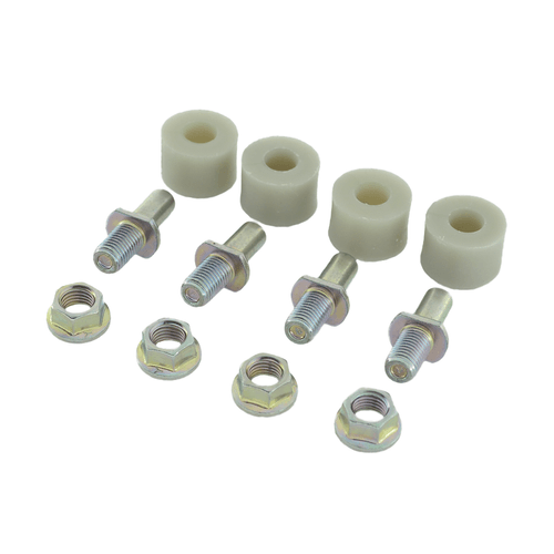 KIT FIXACAO COROA CG 125 1982 ATÉ 2008 (4 PRISIONEIROS PORCAS E BUCHAS DE NYLON)