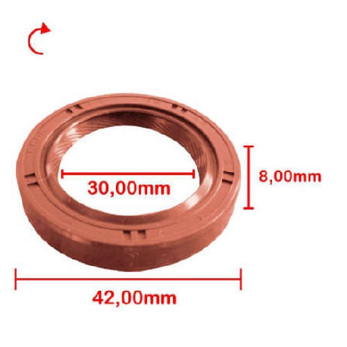 RETENTOR DE COMANDO - EIXO AUX HYUNDAI  SANTA FE SONATA TIBURON TRAJET KIA MAGENTIS OPTIMA MTR G6BA 2.7 V6 24V