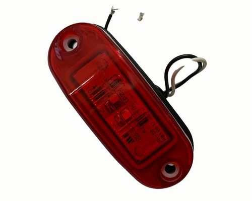 Lanterna Lateral Delimitadora Led Bivolt (Blindada com fio) - Vermelho