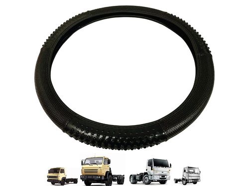 Capa Proteção Volante 44cm Preto Caminhão MB / para Iveco