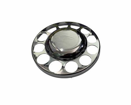 Calota Sobre Tampa Cubo Traseiro 12 Furos  Cromada Caminhão VW Ford Cargo Agrale Volare 8150 815 814 715 8160 8140 790 7110