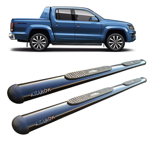 Estribo Amarok C Dupla Oblongo Oval Preto