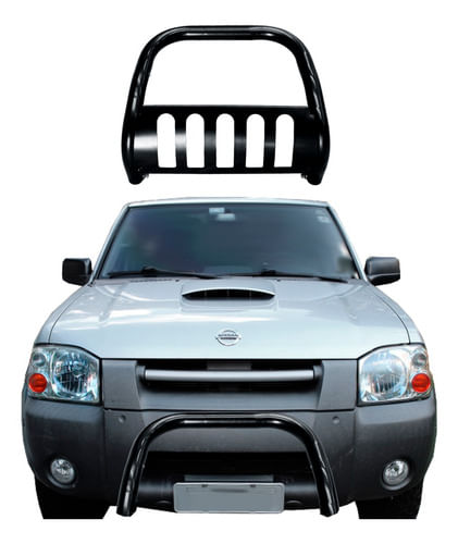 Para-choque De Impulsão Frontier 03 A 2007 Com Chapa Preto