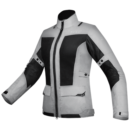 Jaqueta Summer Pro Feminina Ventilada Cinza/preto