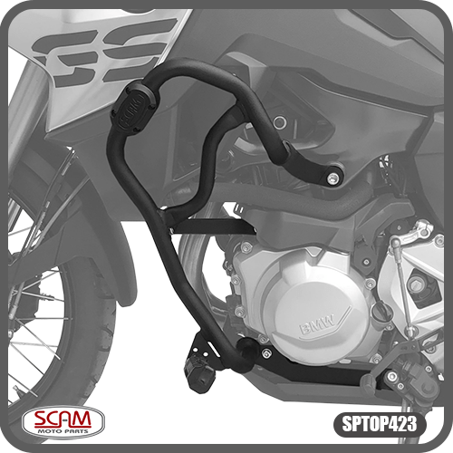 Protetor Motor Scam Bmw F750 / 850 Gs C/ Pedaleira 2021 em Diante Sptop423