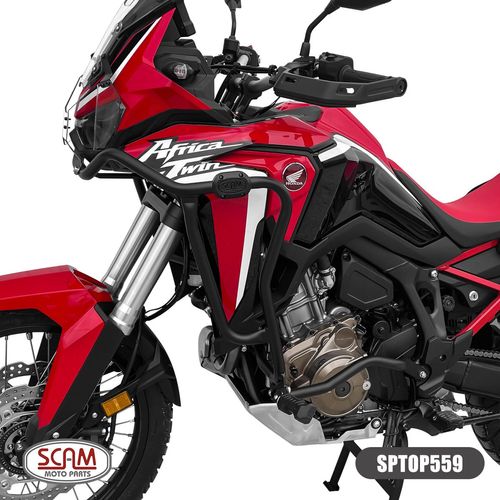 Protetor Motor Scam Africa Twin Standart 1100 Preto Completo (com Pedaleira) - Spto559
