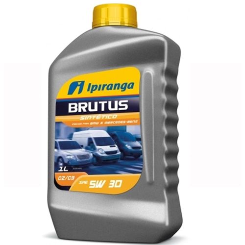 Óleo Lubrificante do Motor Ipiranga Brutus SAE 5W30 100% Sintético C2/C3 1L