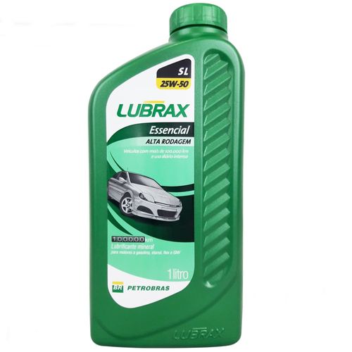 Oleo Para o Motor Lubrax Essencial Alta Rodagem 25W50 SL 1L