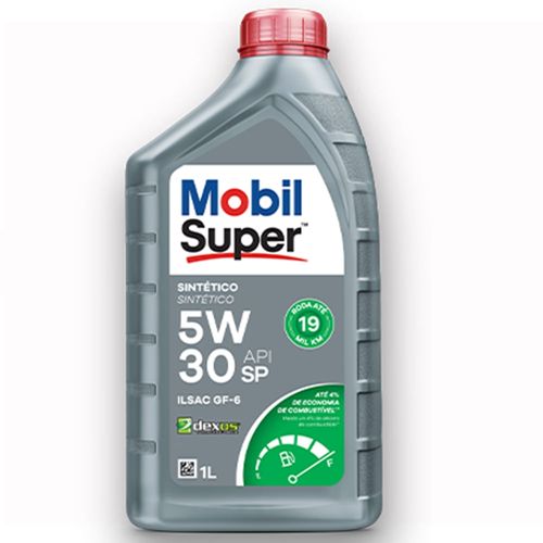Óleo Lubrificante de Motor Mobil Super API SP 5W30 100% Sintético GF-6 Dexos 1L