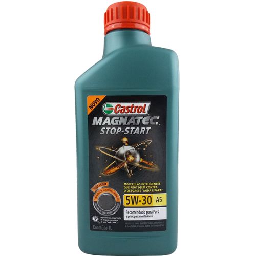 Óleo Lubrificante do Motor Castrol Magnatec Stop-Start 5W30 A5 100% Sintético - 1L