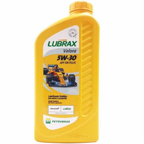 Óleo Lubrificante do Motor Lubrax Valora Plus 5W30 100% Sintético 1L