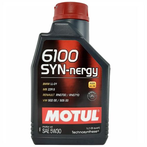 Óleo Lubrificante do Motor Sintético Motul 6100 Syn-nergy 4 Tempos 5w30 Technosynthese 1L