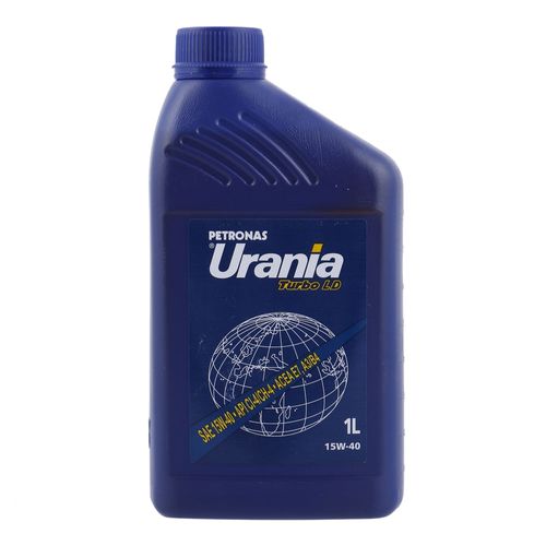 Óleo Lubrificante do Motor Urania Turbo LD 15W40 Mineral - 1LT