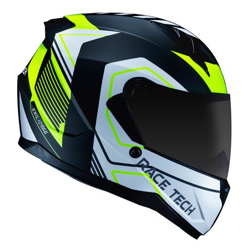 capacete Race Tech Sector Exilio Branco 60/l