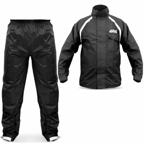 Capa Chuva Givi Preta Tamanhos; P, M, G, GG, XXG, XXXG