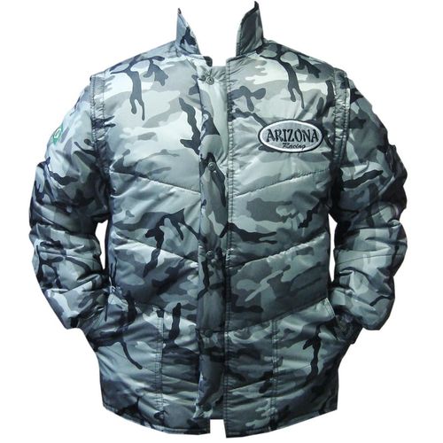 Jaqueta Arizona Masculina Camuflada Cinza