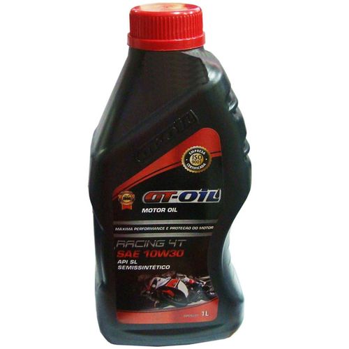 Óleo 4 tempos 10w 30 Semi Sintético Gt Oil 1 Litro