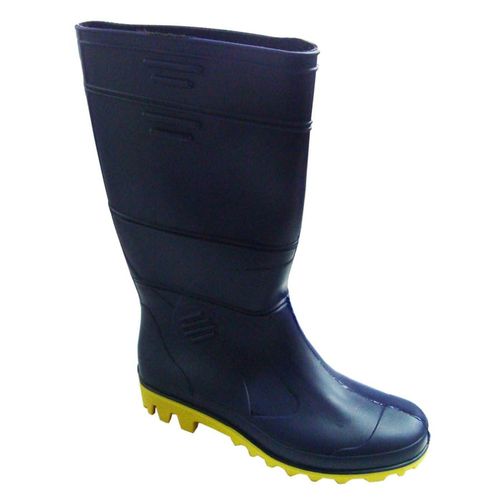 Bota Solado Amarelo Azul Marinho Cano Alto