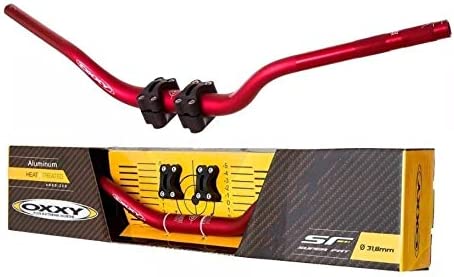 Guidão + Adaptador Oxxy Super Fat Bar - Vermelho Alto