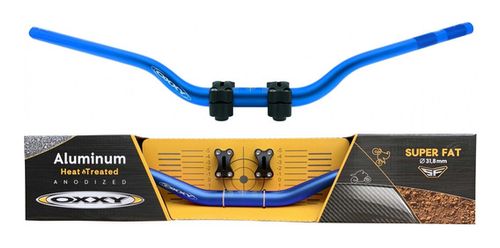 Guidão Oxxy Super Fat Bar - Baixo - Azul