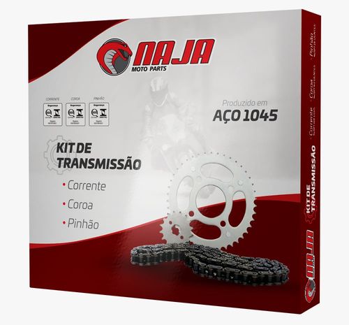 KIT DE TRANSMISSÃO YAMAHA YBR 125/ FACTOR 00-02