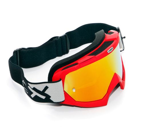 Óculos Mattos Racing Combat Espelhado - Vermelho