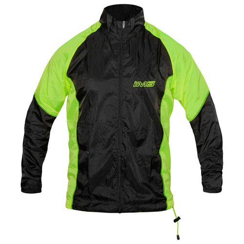 Jaqueta Corta Vento IMS Bike - Preto/Fluor - GGG