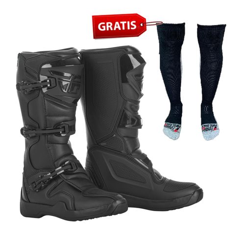 Bota Motocross Jett Lite Articulada - Preto - 42