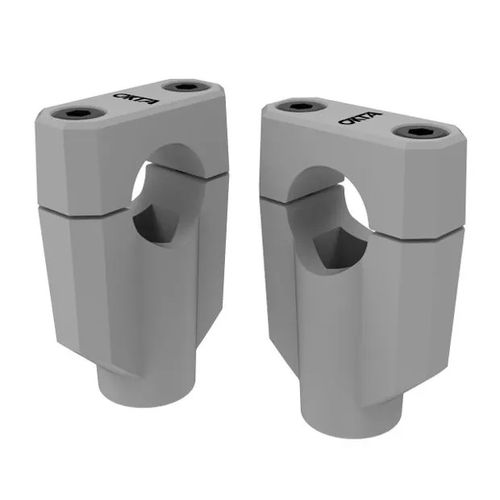 Adaptador de Guidão Okta Prime para Motos Importadas Guidão 28mm - Prata