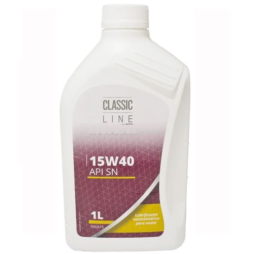 Óleo Lubrificante do Motor Original Fiat Classic Line 15W40 API SN Semissintético 1L