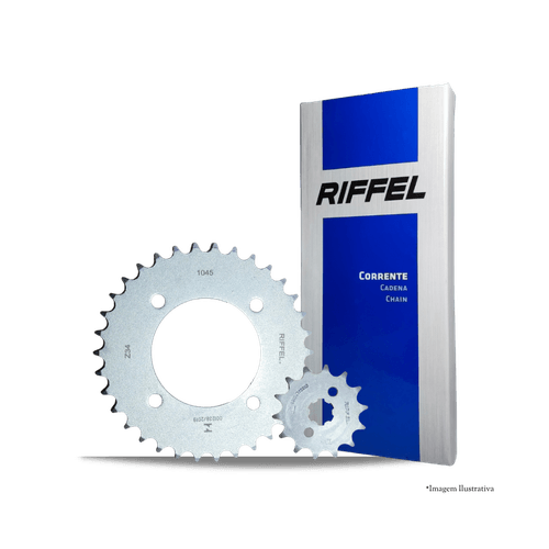 Kit Transmissão Biz 125 Titanium - Riffel