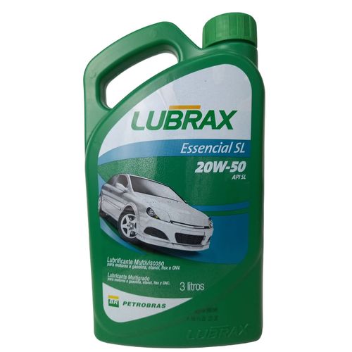 Óleo Motor 3 litros Lubrax Essencial 20W50 SJ 3L