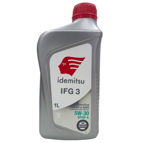 Óleo Lubrificante do Motor 100% Sintético Idemitsu IFG 3 5W30 API SP/GF-6 Tecnologia Japonesa 1L