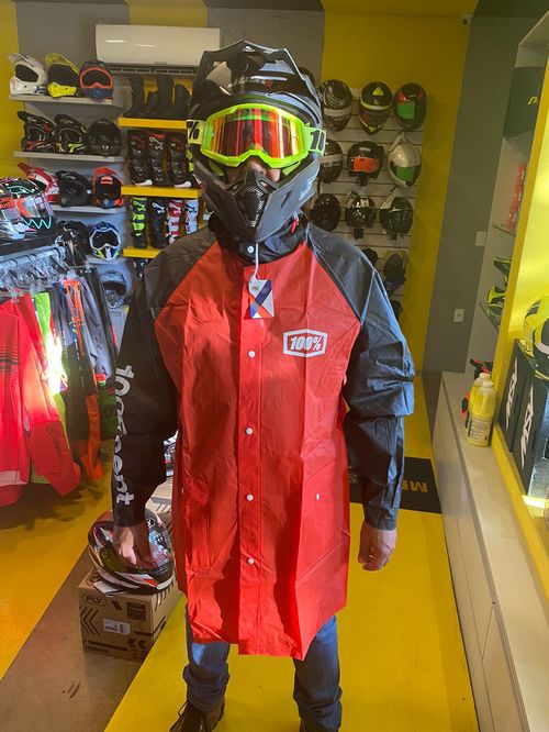 Capa de Chuva 100% Torrent - Vermelho Preto