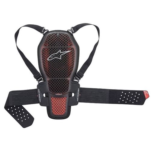 Protetor Alpinestars Coluna Nucleon Kr-1 Cell Smoke Preto/vermelho